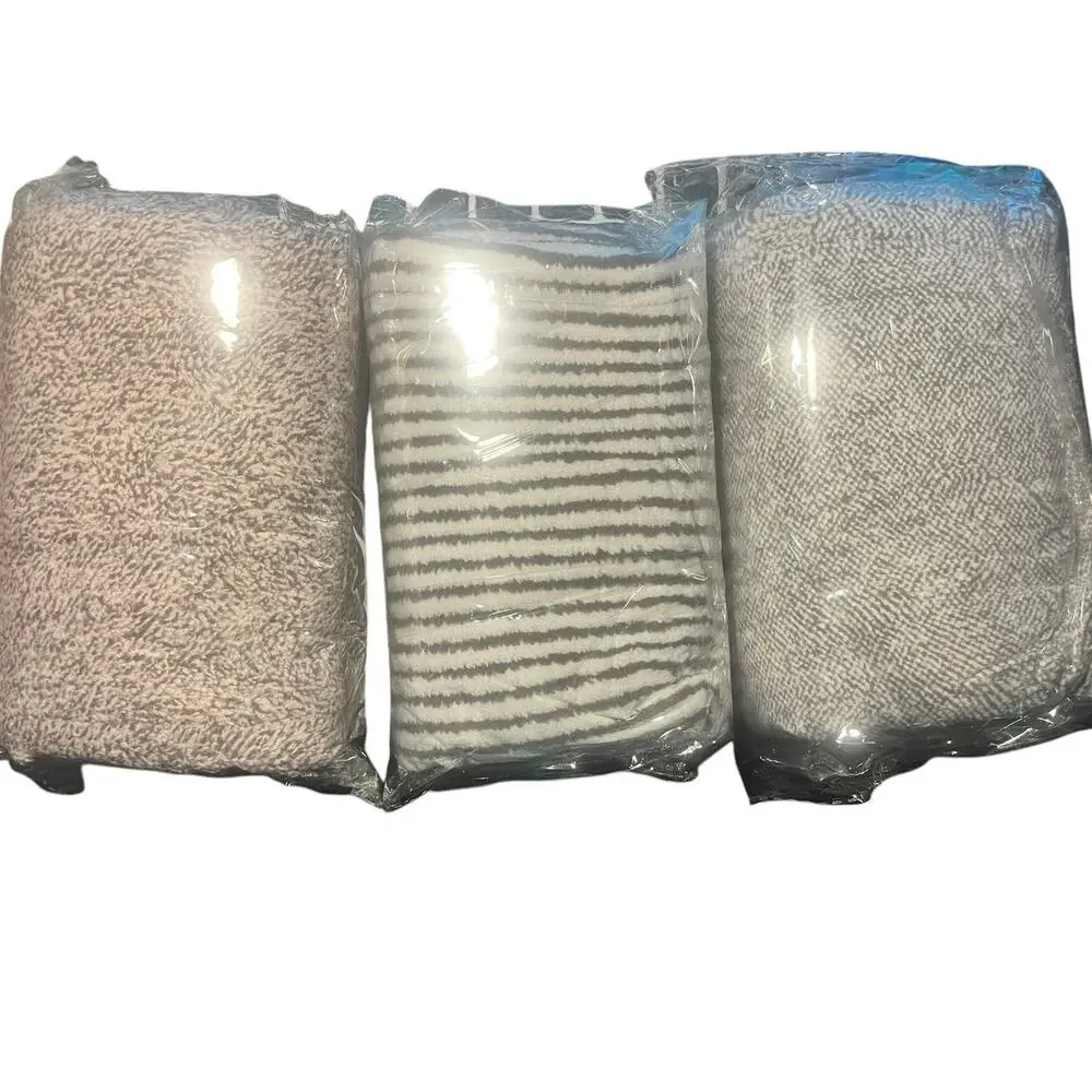 Umum Set of 3 Hair Towels in Different Colors NIP One size fits all 10
